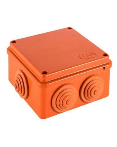 Коробка JBS100 100х100х55, 6 вых., 10P (1,5-6мм²) (43497HF): Коробка монтажная, огнестойкая, без галогена в Черкесске