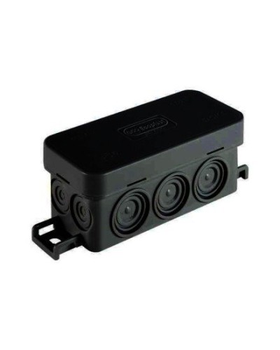 Коробка JBL090 90х42х40, 10 вых., IP55, черная (44055BL-1). Коробка монтажная. Экопласт в Черкесске
