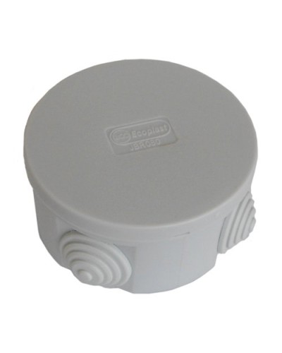 Коробка JBR080 D=80х40, 4 вых., IP44, белая (44005W-1). Коробка монтажная. Экопласт в Черкесске