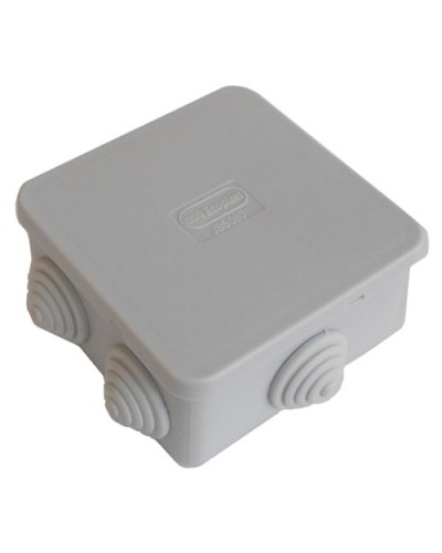Коробка JBS080 85х85х50, 6 вых., IP44, серая (44066). Коробка монтажная. Экопласт в Черкесске