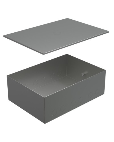 Коробка металлическая с крышкой для заливки в пол BOX/8-12 (70181): Коробка металлическая с крышкой для заливки в пол 309х217х105мм, для люков 70083, 70012 в Черкесске