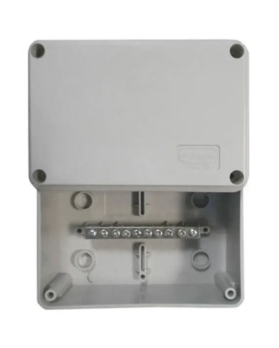 Коробка (КУП) JBS080 85х85х40, 6 вых, IP44 (44046KP): Коробка уравнивания потенциалов (КУП), 6х9мм, 8 зажимов в Черкесске