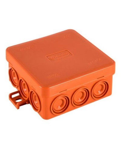Коробка JBL085 85х85х38, 12 вых., 2P (0,15...4мм²) (43455HF). Коробка монтажная, огнестойкая, без галогена. Экопласт в Черкесске