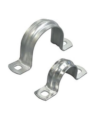 Скоба двухлапковая D50 с двумя отверстиями (50шт) (43650-50): Скоба оцинкованная в Черкесске