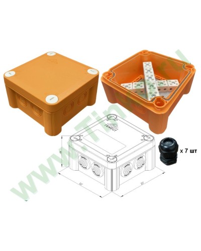 КМ-О-1212(П)(18к)-IP66(П6-12): Коробка монтажная огнестойкая в Черкесске