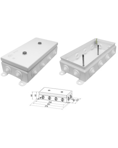 КМ IP55-1224. Коробка монтажная электротехническая. Гефест в Черкесске