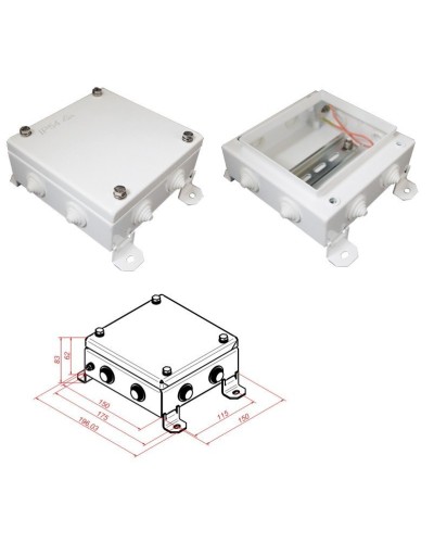 КМ IP55-1515. Коробка монтажная электротехническая. Гефест в Черкесске