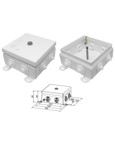 КМ IP55-1212. Коробка монтажная электротехническая. Гефест в Черкесске