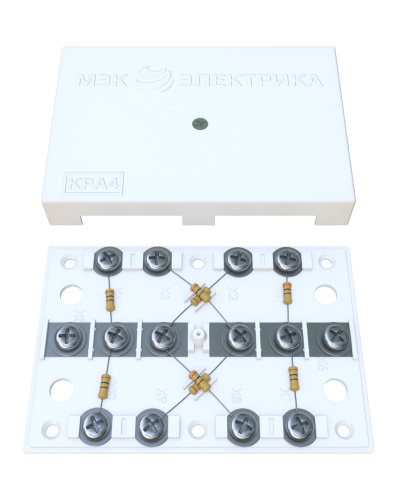 KRA-4 75 Om white (MEC42101). Коробка на 4 абонента. МЭК-Электрика в Черкесске
