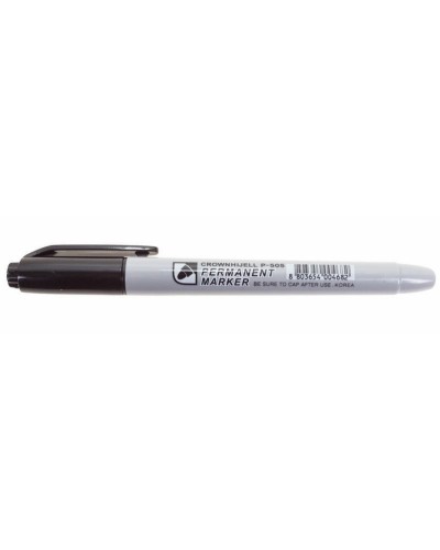 Маркер перманентный Crown «Multi Marker Slim» 2 мм, черный, пулевидный (08-8201): Ручка для маркировки в Черкесске