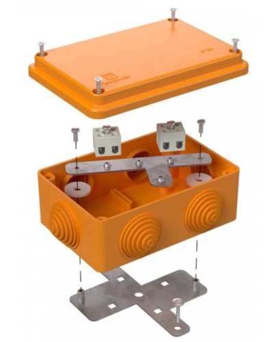 Коробка огнестойкая 120х80х50 (40-0340-FR2.5-4). Коробка огнестойкая для открытой установки. Промрукав в Черкесске