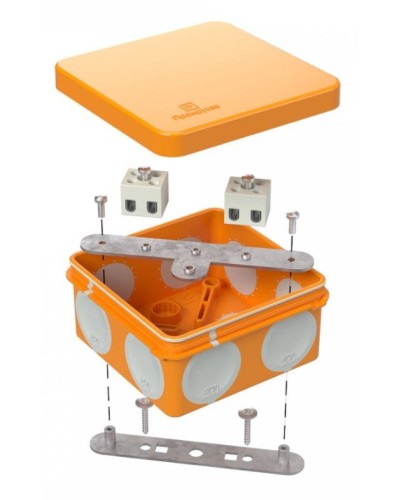 Коробка огнестойкая 80х80х40 (60-0210-FR2.5-4). Коробка огнестойкая для открытой установки. Промрукав в Черкесске
