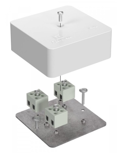 Коробка огнестойкая 75х75х30 (40-0450-FR1.5-6). Коробка огнестойкая для открытой установки. Промрукав в Черкесске