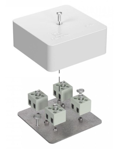 Коробка огнестойкая 75х75х30 (40-0450-FR2.5-8). Коробка огнестойкая для открытой установки. Промрукав в Черкесске