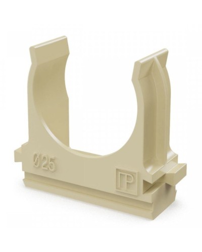 Крепёж-клипса для труб АБС-пластик сосна D25 (100 шт) (PR13.0050). Крепление для труб ПВХ. Промрукав в Черкесске