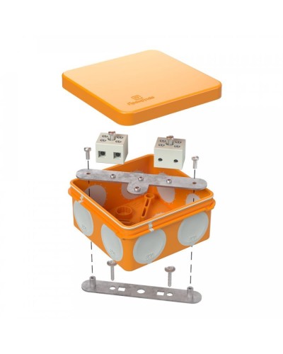 Коробка огнестойкая 80х80х40 (60-0210-FR6.0-4). Коробка огнестойкая для открытой установки. Промрукав в Черкесске