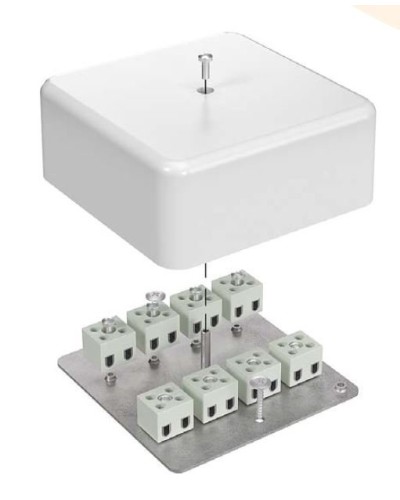 Коробка огнестойкая 103х103х45 для кабель-канала (40-0470-FR10.0-6). Коробка огнестойкая для кабель-канала. Промрукав в Черкесске