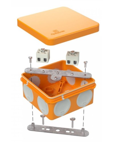 Коробка огнестойкая 80х80х40 (60-0210-FR2.5-6). Коробка огнестойкая для открытой установки. Промрукав в Черкесске