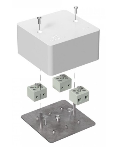 Коробка огнестойкая 103х103х45 (40-0470-FR2.5-6). Коробка огнестойкая для открытой установки. Промрукав в Черкесске