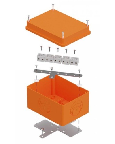 Коробка огнестойкая 150х110х90 E15-E120 для о/п (40-0351-FR2.5-10). Коробка огнестойкая для открытой установки. Промрукав в Черкесске