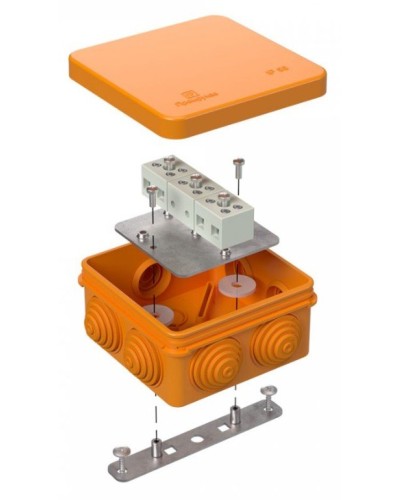 Коробка огнестойкая 80х80х40 (40-0210-FR2.5-6). Коробка огнестойкая для открытой установки. Промрукав в Черкесске