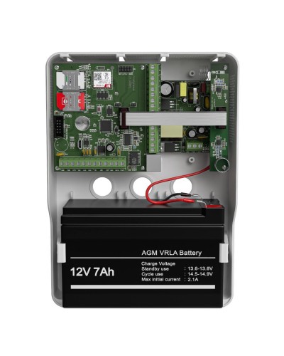 Mega v.5 LTE в корпусе (под АКБ 1,2-7 Ач с БРП 12V 2,5А). Панель охранная радиоканальная. Ритм в Черкесске