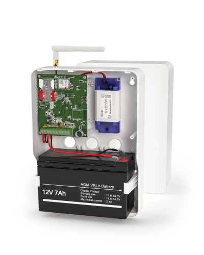 Контакт GSM-14А v.3 (в корпусе под АКБ 1,2-7 Ач с БРП 12V 1А). Панель охранная радиоканальная. Ритм в Черкесске