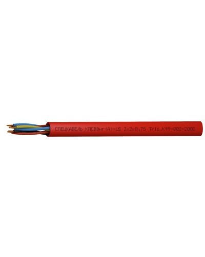 КПСВВнг(А)-LS 3х2х1,5 (Спецкабель). Кабель симметричный для систем сигнализации и управления, групповой прокладки, с пониженным дымо- и газовыделением. Спецкабель в Черкесске