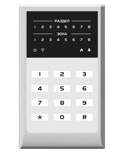 МИРАЖ-КД-04 (grey). Кнопочная кодовая панель. Стелс НПП в Черкесске