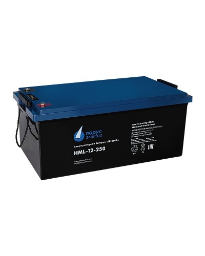 HML-12-250. Аккумулятор герметичный свинцово-кислотный. Связь инжиниринг в Черкесске